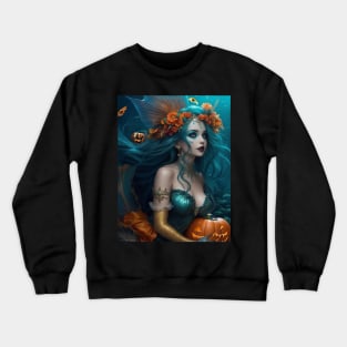 Halloween Mermaid Fairy Crewneck Sweatshirt